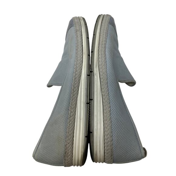 Paul Green Slip On Metallic Cap Toe Flats Womens UK Sz 5 US 7.5 Blue Leather - Picture 10 of 10